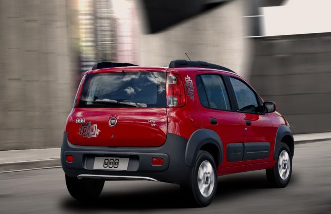 2011 Fiat Uno Rear