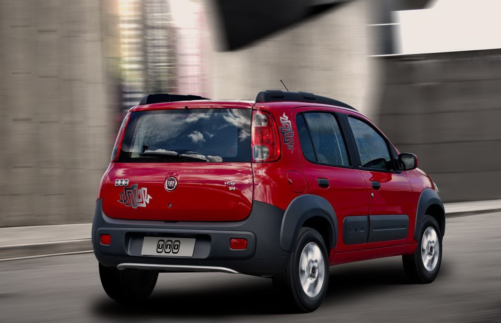 2011 Fiat Uno Rear