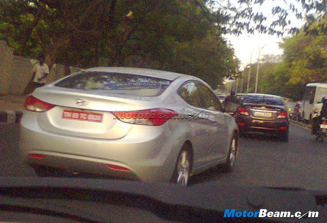 2012 Hyundai Elantra Chennai Test 2012 Hyundai Elantra Chennai Test