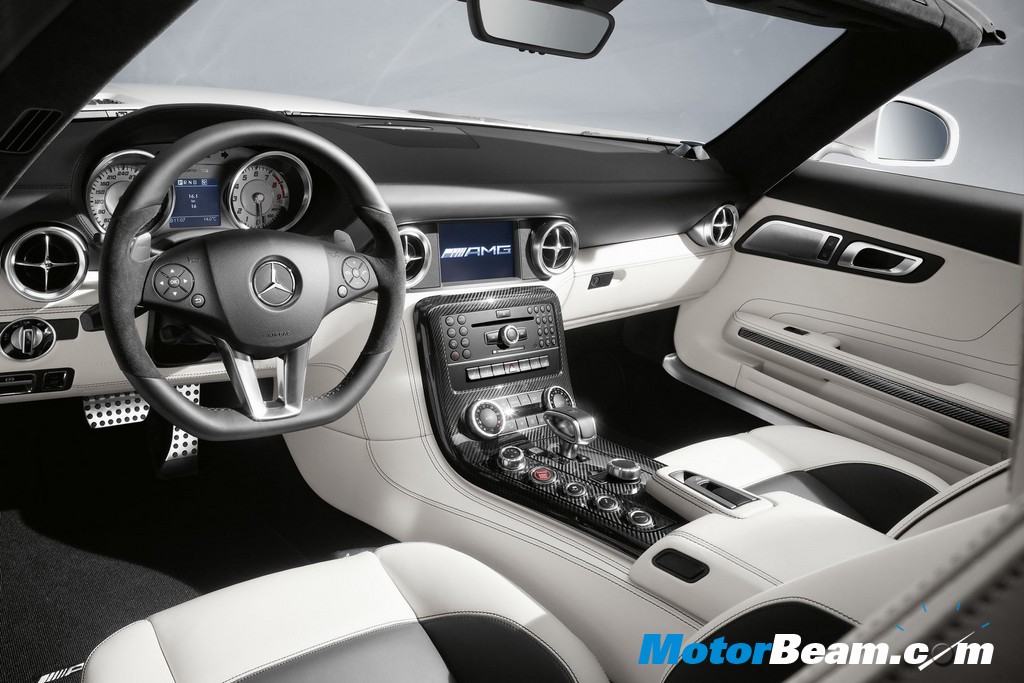 2012 Mercedes Benz SLS AMG Roadster interior