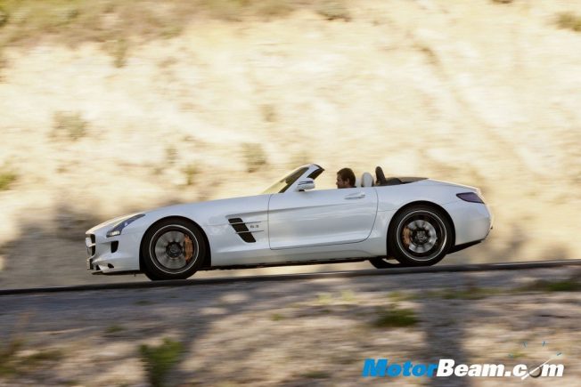 2012 Mercedes Benz SLS AMG Roadster side