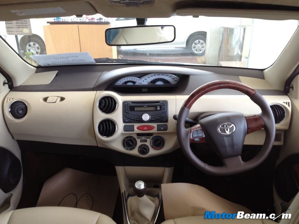 2012 Toyota Etios Beige Dashboard 2012 Toyota Etios Beige Dashboard