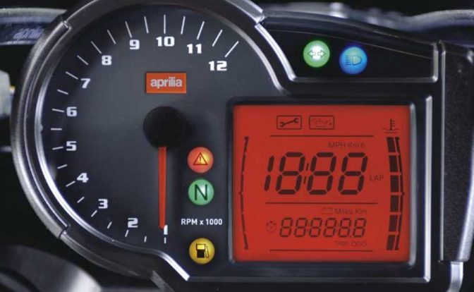 2012 Aprilia RS125 Speedometer