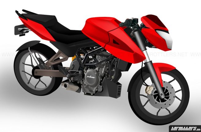 2012 Bajaj Pulsar render