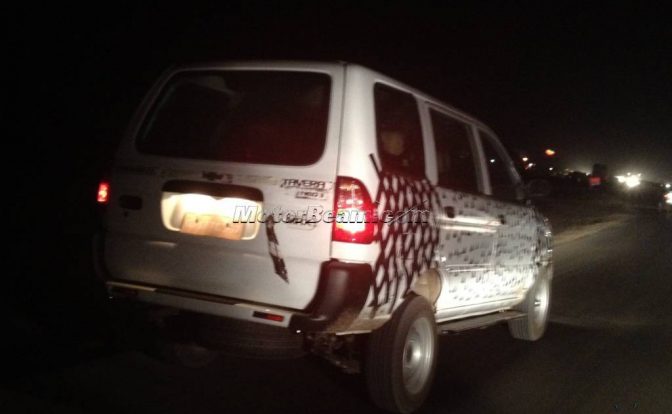2012 Chevy Tavera Facelift Spied