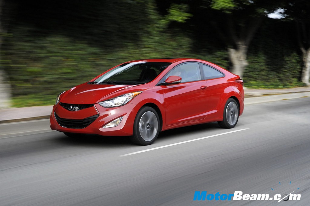 2012 Hyundai Elantra coupe exterior