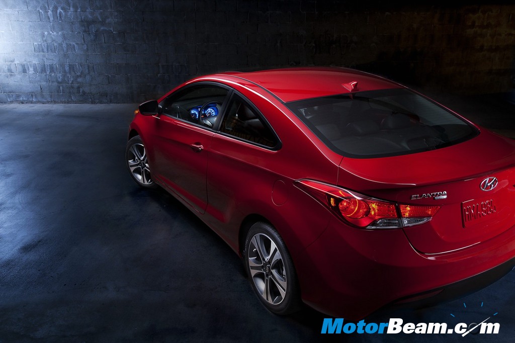 2012 Hyundai Elantra coupe rear