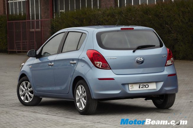 2012 Hyundai i20 rear