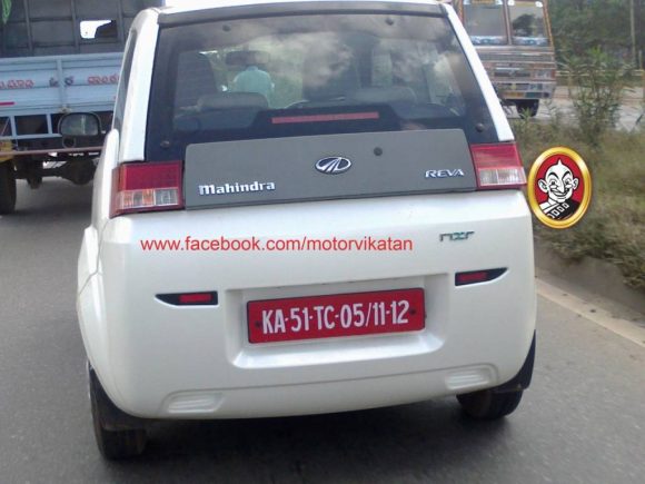 2012 Mahindra Reva NXR Spied