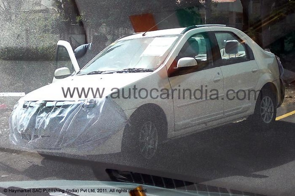 2012 Mahindra Verito spy front