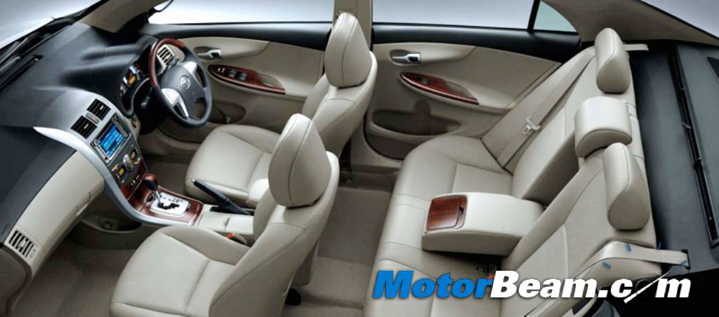 2012 Toyota Corolla Altis Interiors