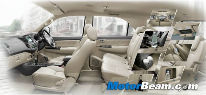 2012 Toyota Fortuner Interiors