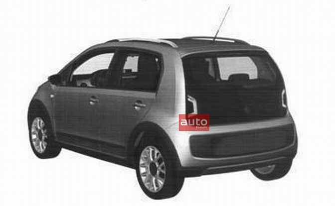 2012 VW Up! Patent rear left