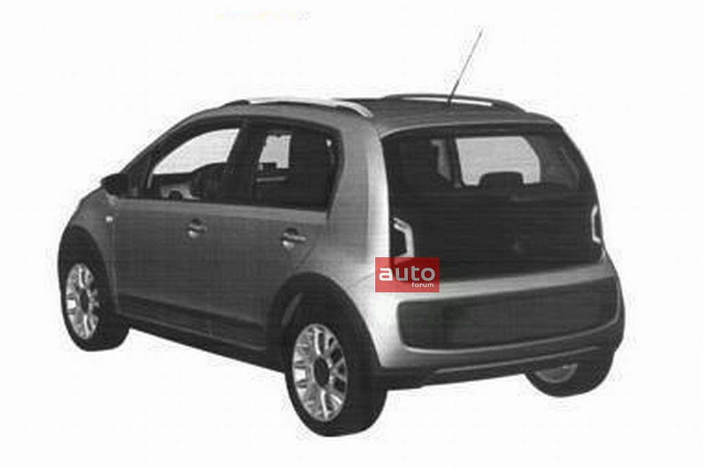 2012 VW Up! Patent rear left