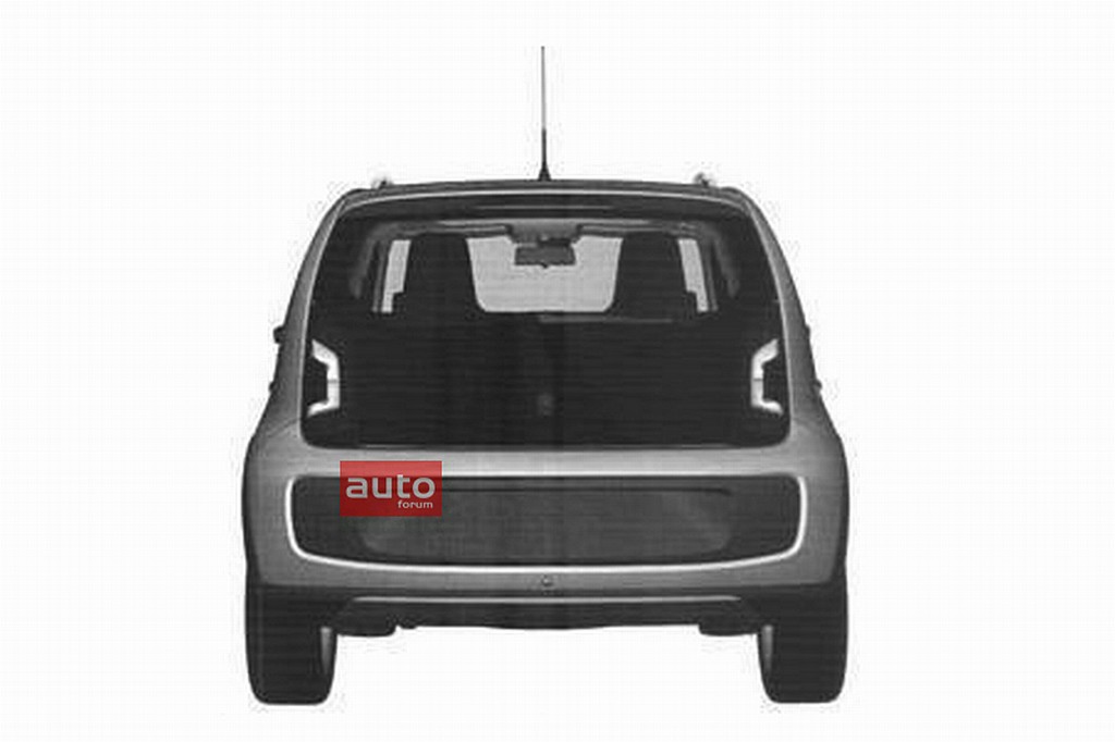 2012 VW Up! Patent rear