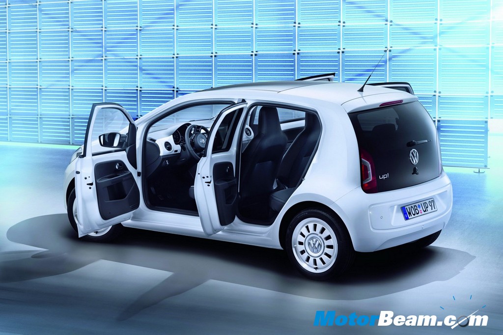 2012 Volkswagen Up doors open