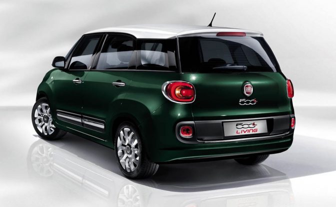 2013 Fiat 500L Living Rear