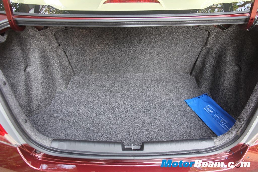 2013 Honda Amaze Boot Space