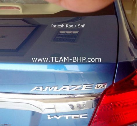 2013 Honda Amaze India VX