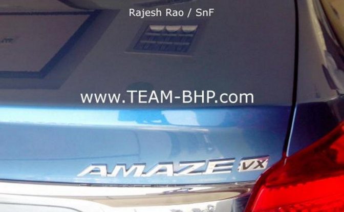2013 Honda Amaze India VX