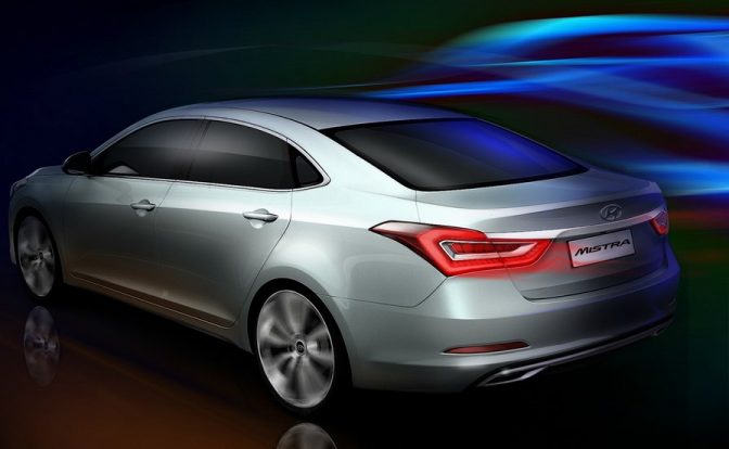 2013 Hyundai Mistra Concept Rear