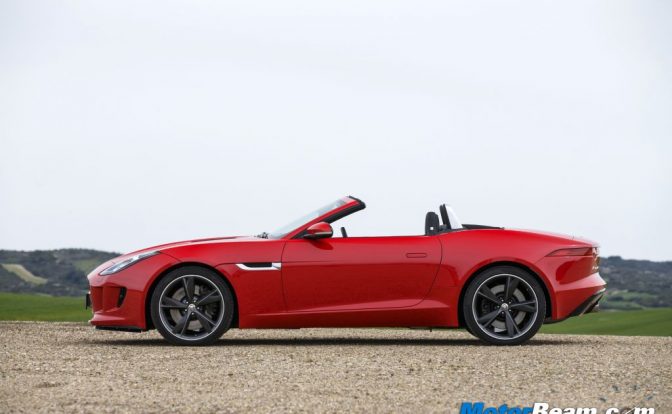 2013 Jaguar F-Type Roof Down