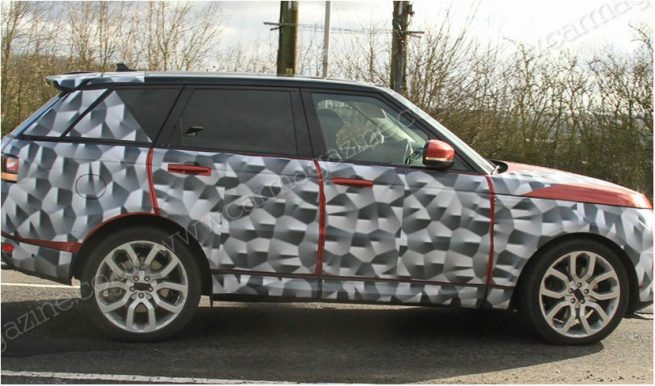 2013 Range Rover Sport Spyshot Side
