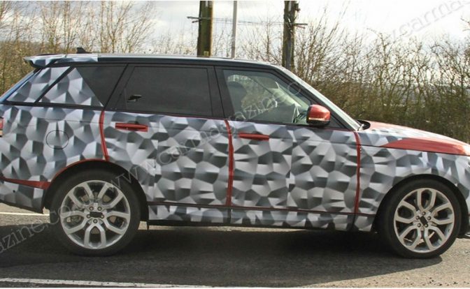 2013 Range Rover Sport Spyshot Side