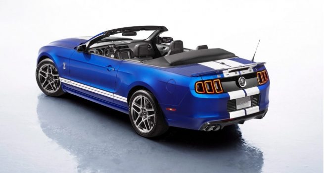 2013 Shelby GT-500 convertible rear
