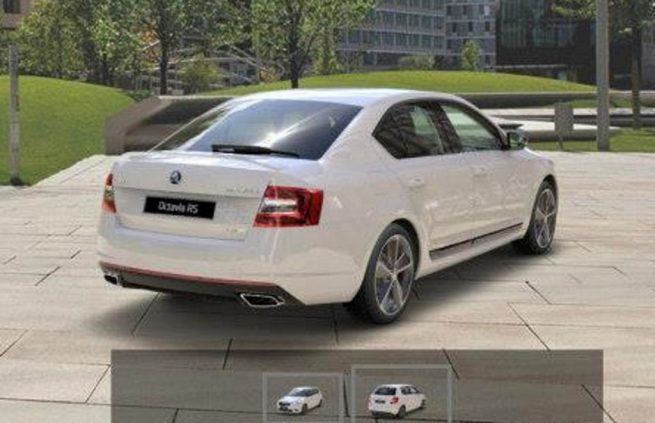 2013 Skoda Octavia RS rear