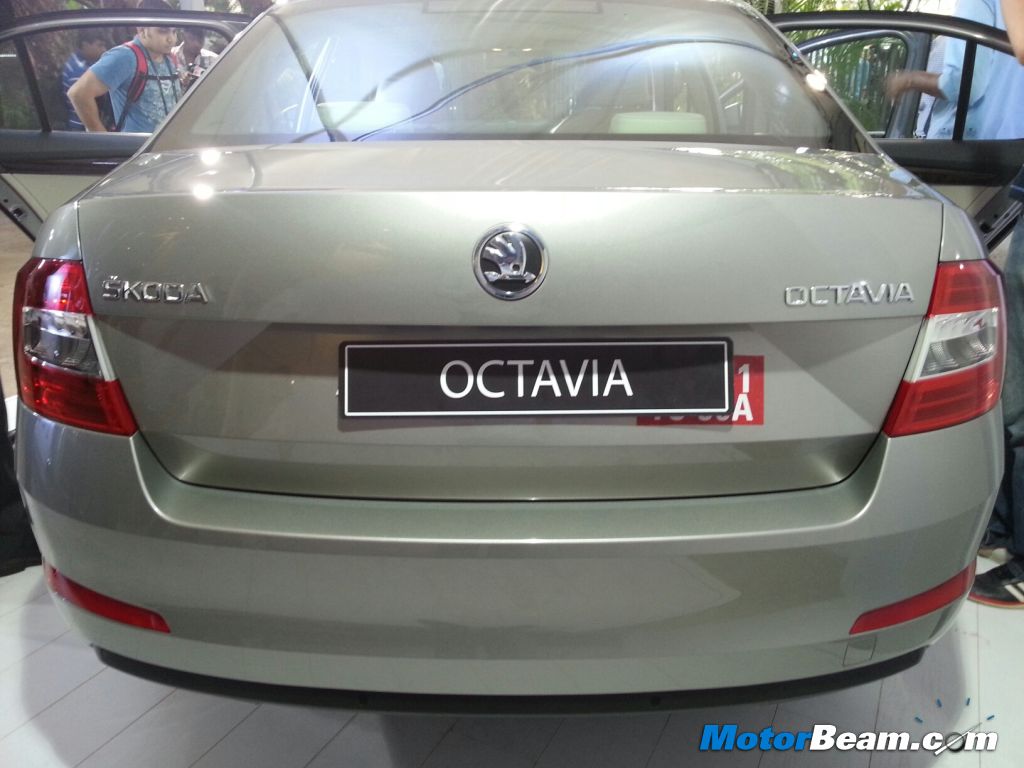 2013 Skoda Octavia Rear