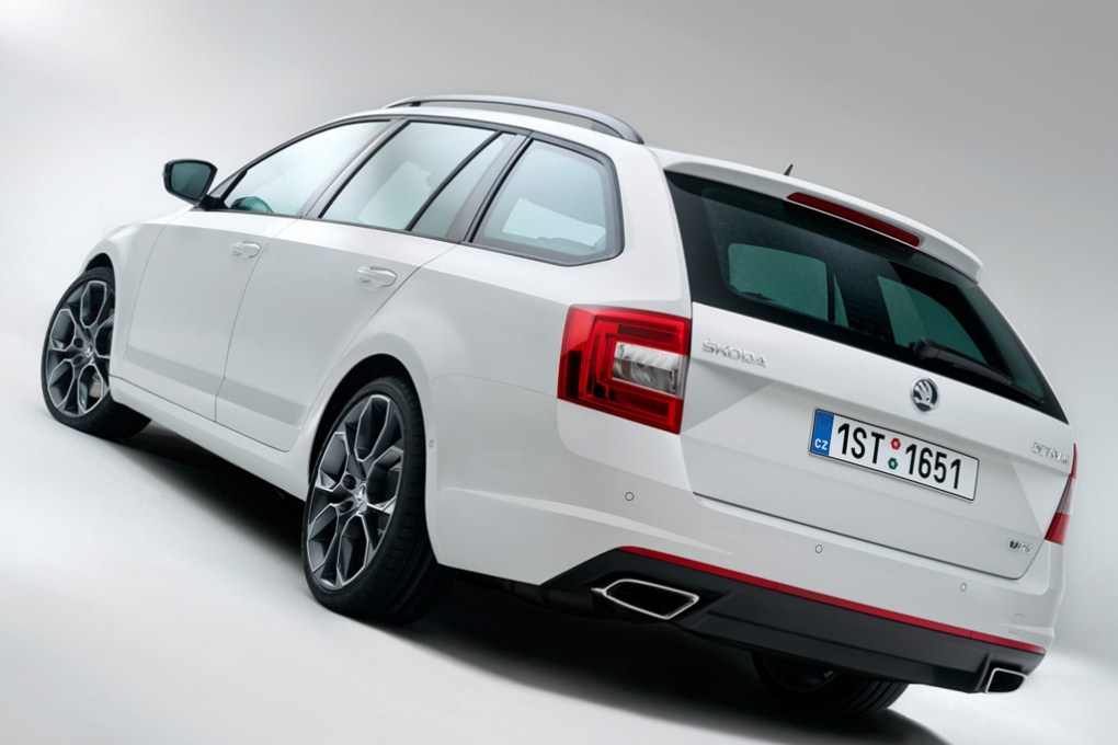 2013 Skoda Octavia vRS Estate Rear