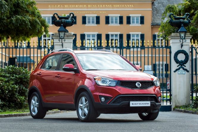 2013 Ssangyong Korando Facelift Sideview