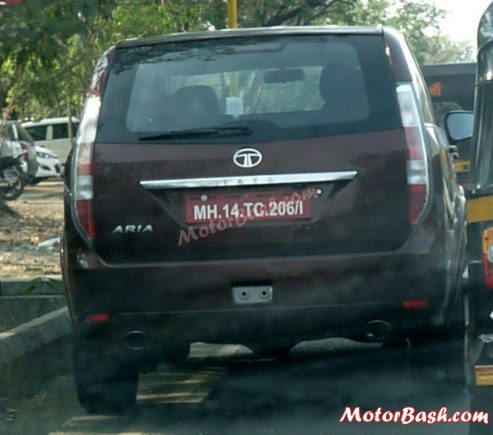 2013 Tata Aria Facelift Rear