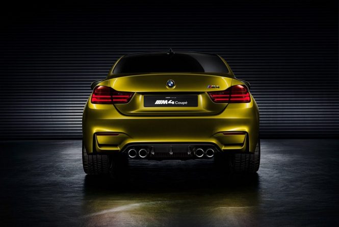 2014 BMW M4 Coupe Concept Rear