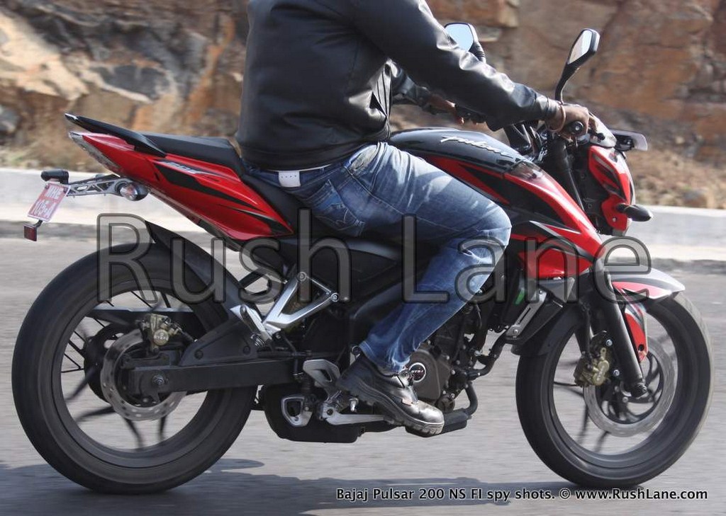 2014 Bajaj Pulsar 200 NS FI Spied