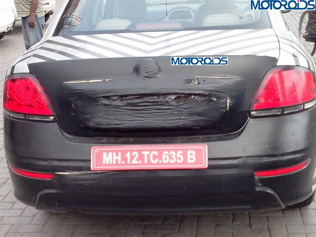 2014 Fiat Linea Base Variant Rear