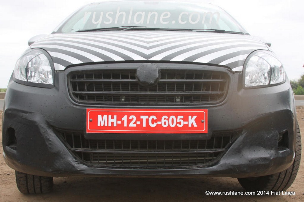 2014 Fiat Linea Spied Front