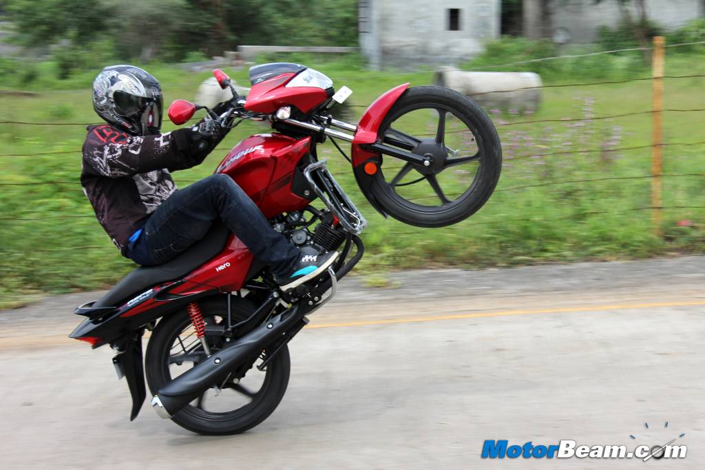 2014 Hero Glamour Stunts