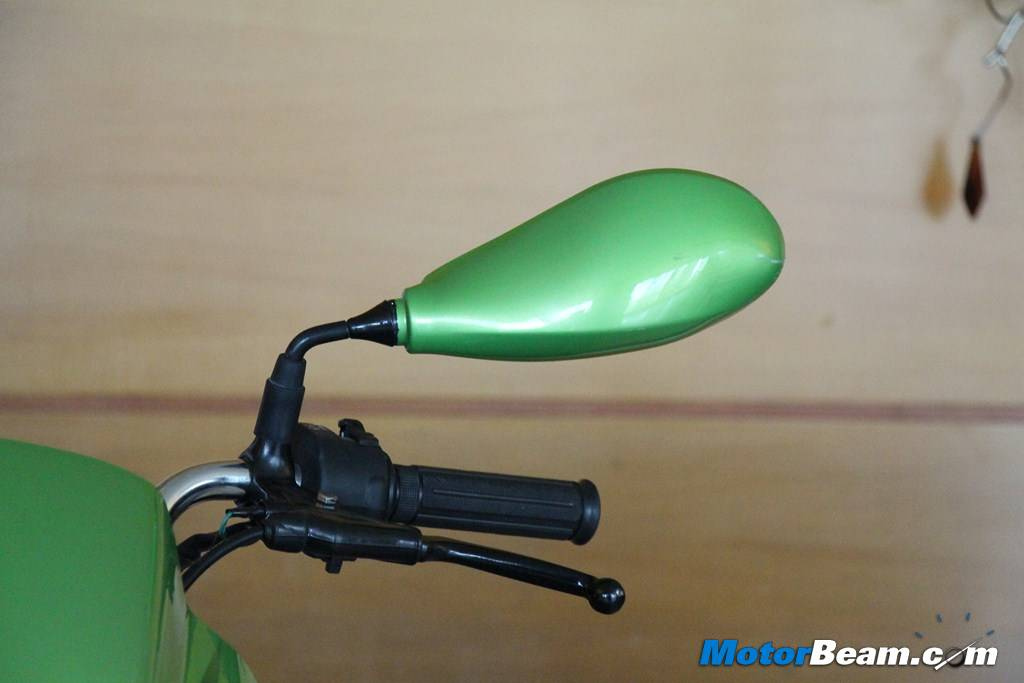 2014 Hero HF Deluxe Eco Wing Mirror