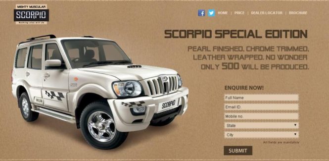 2014 Mahindra Scorpio Limited Edition-