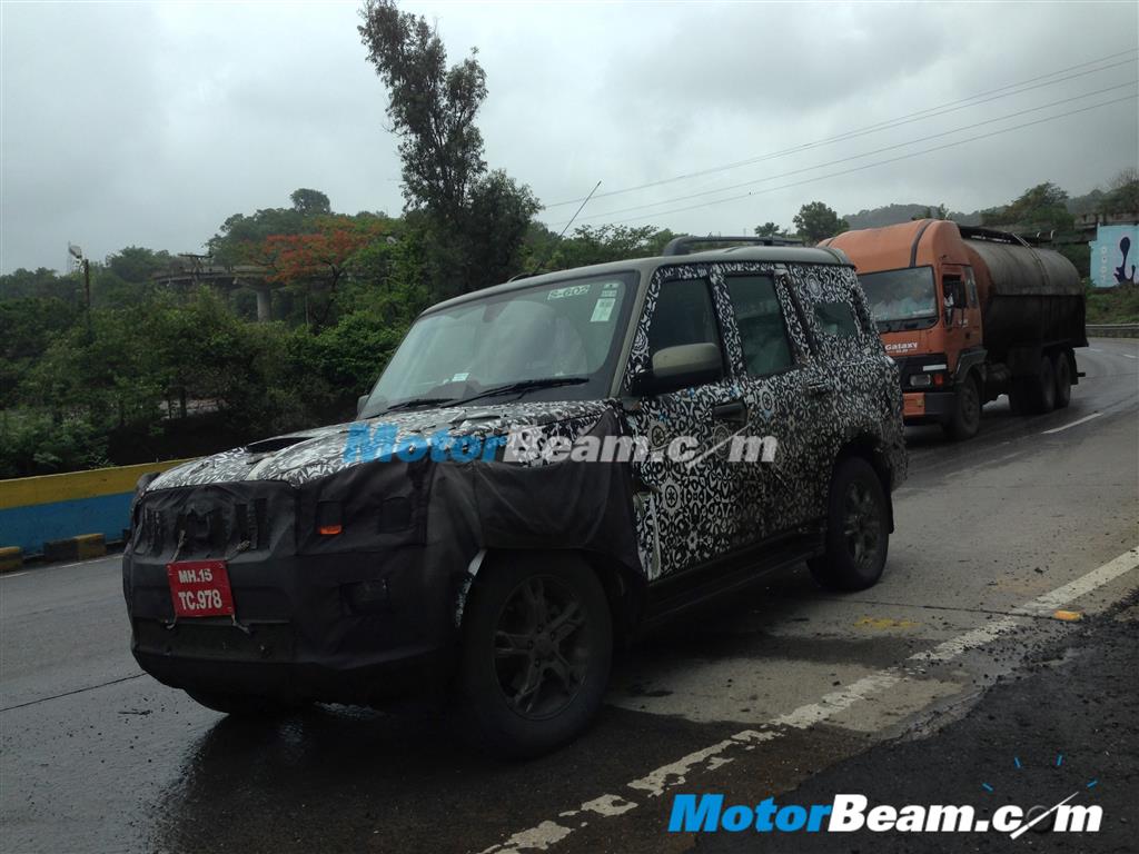 2014 Mahindra Scorpio Spy Picture