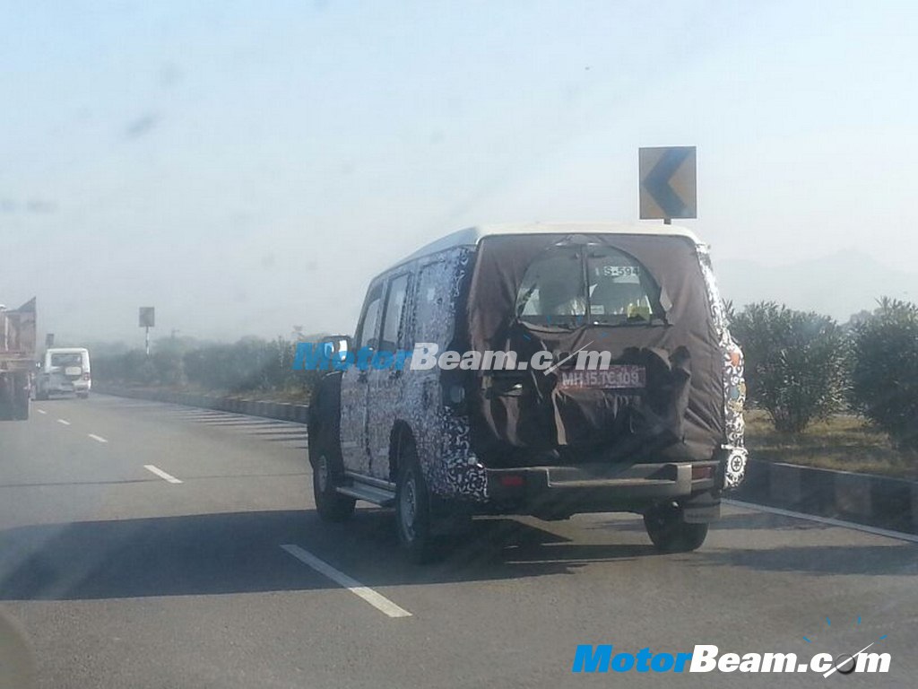 2014 Mahindra Scorpio Spy Rear