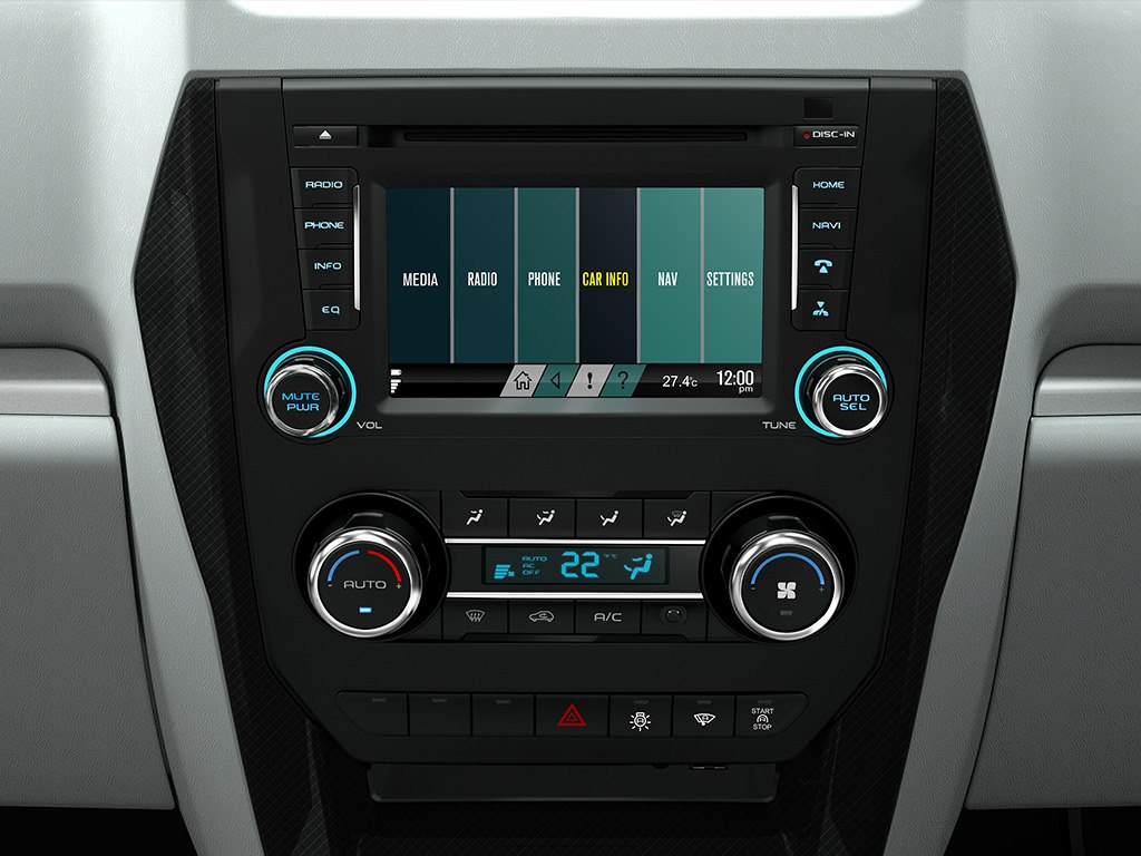 2014 Mahindra Scorpio Studio Shot Infotainment System