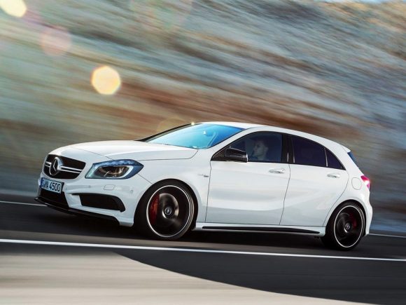 2014 Mercedes A45 AMG side