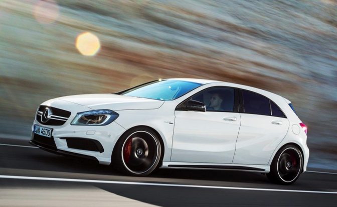 2014 Mercedes A45 AMG side