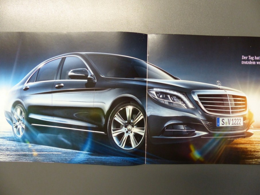 2014 Mercedes-Benz S-Class Brochure Front Overlook