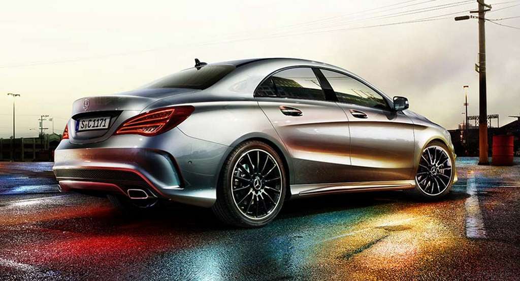 2014 Mercedes CLA rear