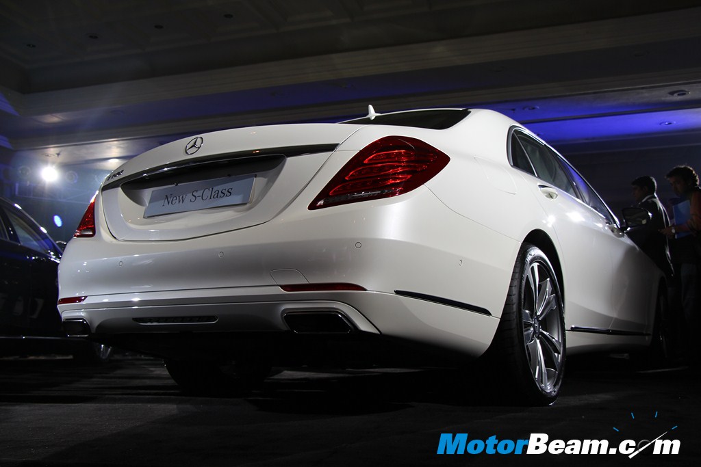 2014 Mercedes S-Class Launch Rear Profile