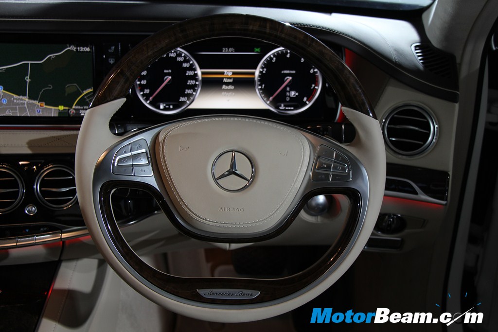 2014 Mercedes S-Class Launch Steering